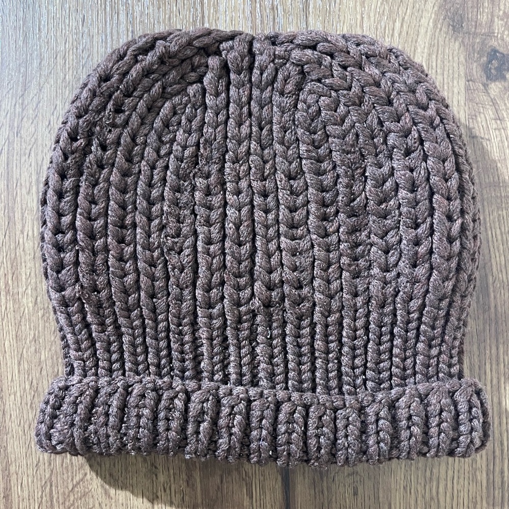 The Row Brown Knit Hat
